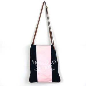 SOLD 🛑VICTORIA’S SECRET STRIPE CROSSBODY BAG